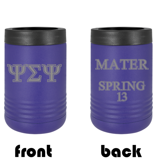 Can/ Bottle Custom Greek Koozie