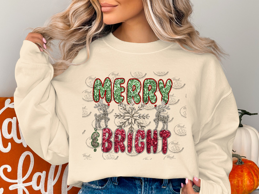 Merry & Bright: FAUX SEQUINS - DTF (Direct to Film)