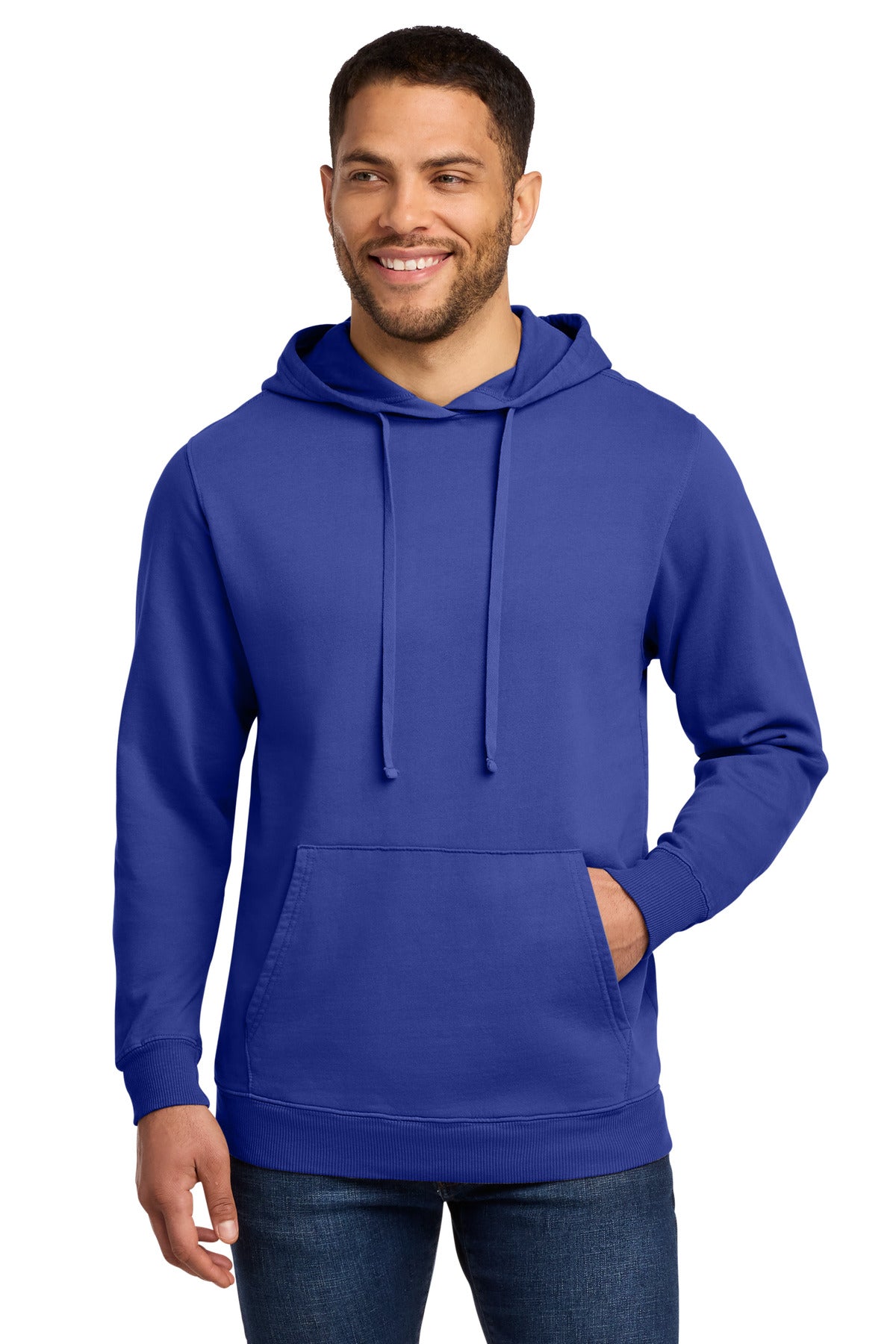Port & Co ™  Beach Wash ®  Garment-Dyed Pullover Hooded Sweatshirt. PC098H