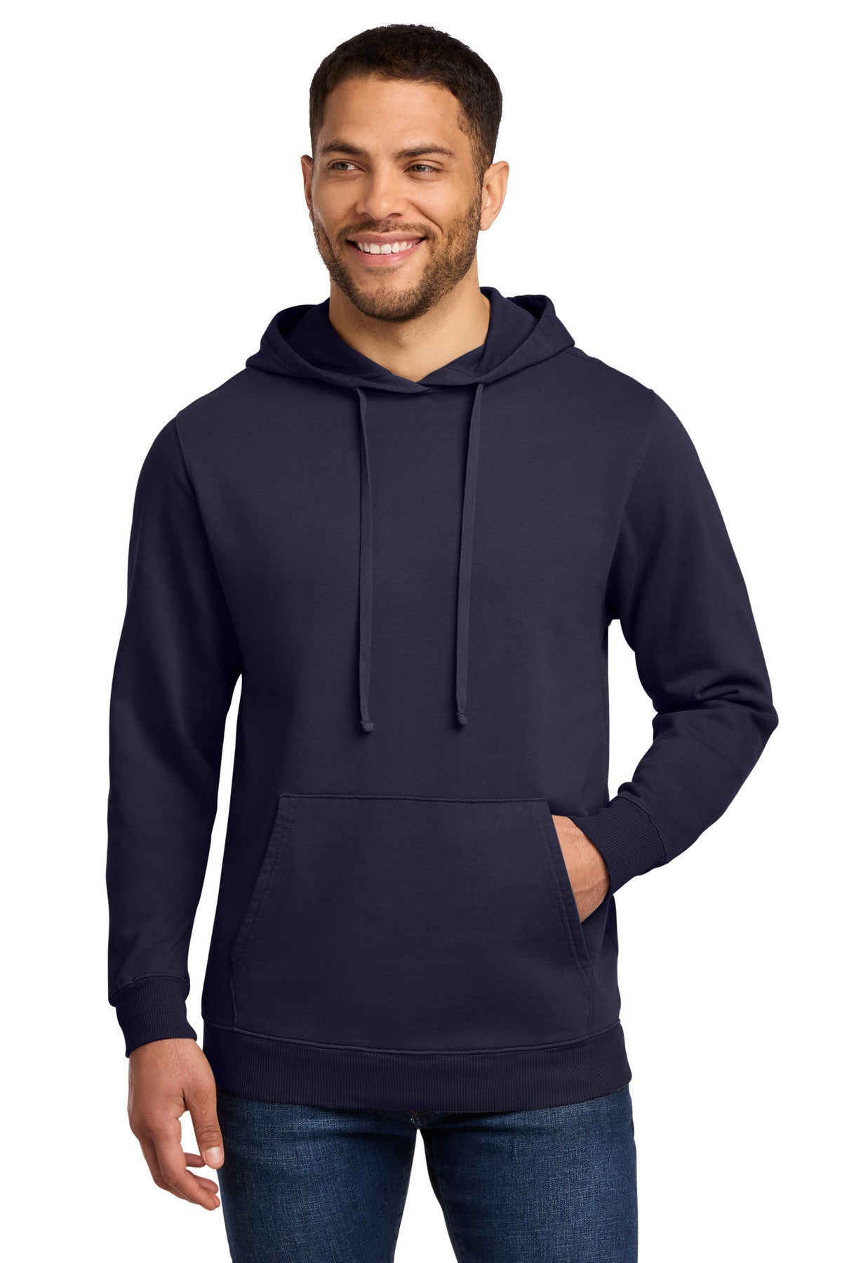 Port & Co ™  Beach Wash ®  Garment-Dyed Pullover Hooded Sweatshirt. PC098H