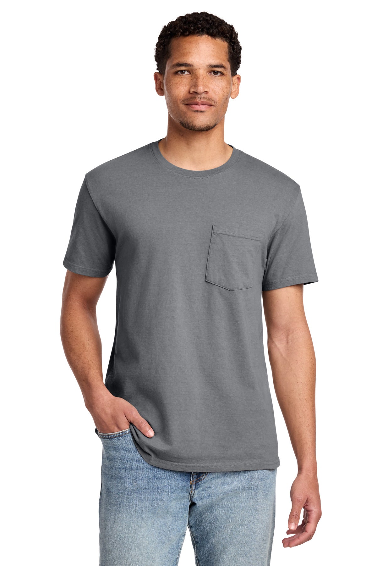 Port & Co ™  Beach Wash ®  Garment-Dyed Pocket Tee.  PC099P