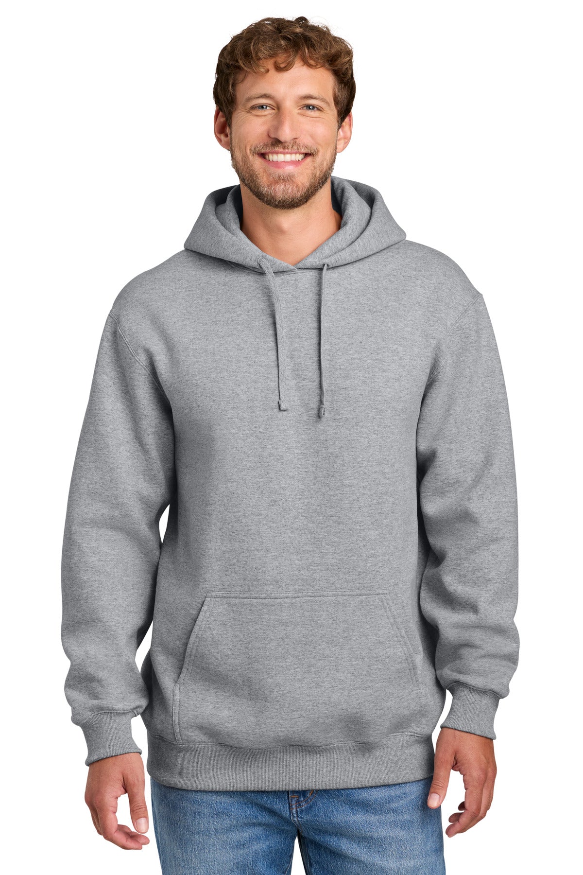 Port & Co ™  Foundation Fleece Pullover Hooded Sweatshirt PC107H