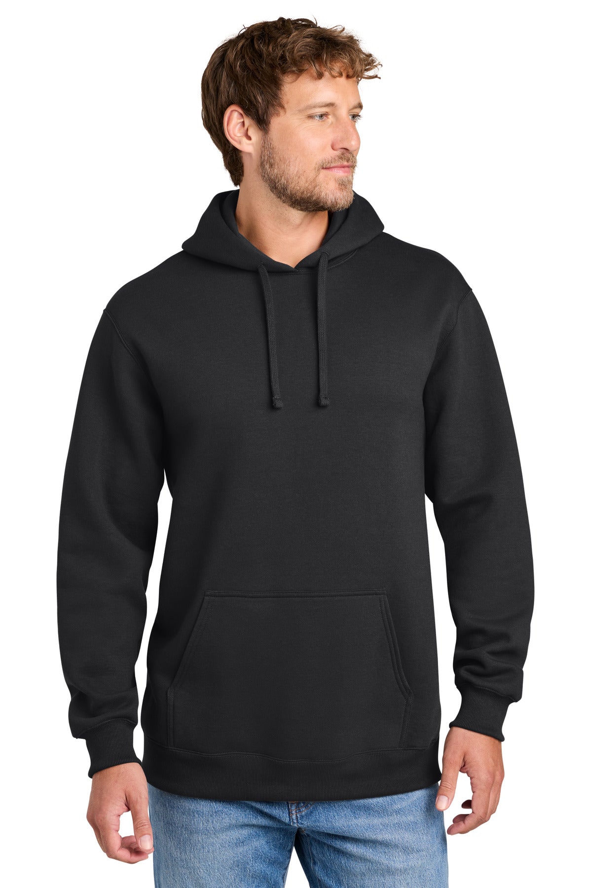 Port & Co ™  Foundation Fleece Pullover Hooded Sweatshirt PC107H