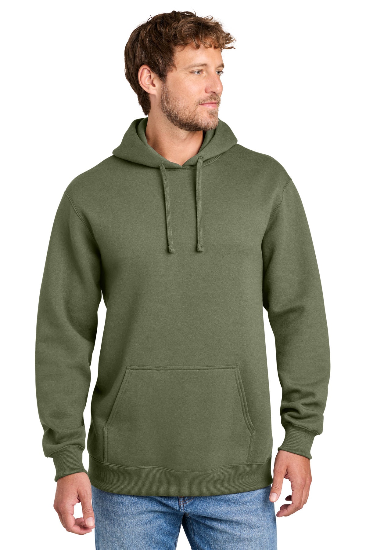 Port & Co ®  Foundation Fleece Pullover Hooded Sweatshirt PC107H