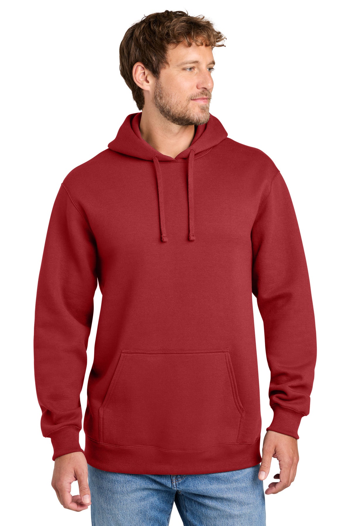 Port & Co ™  Foundation Fleece Pullover Hooded Sweatshirt PC107H