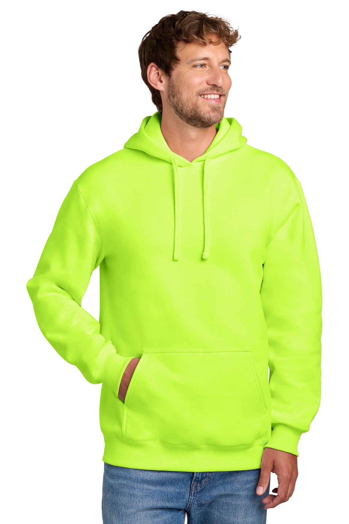 Port & Co ™  Foundation Fleece Pullover Hooded Sweatshirt PC107H