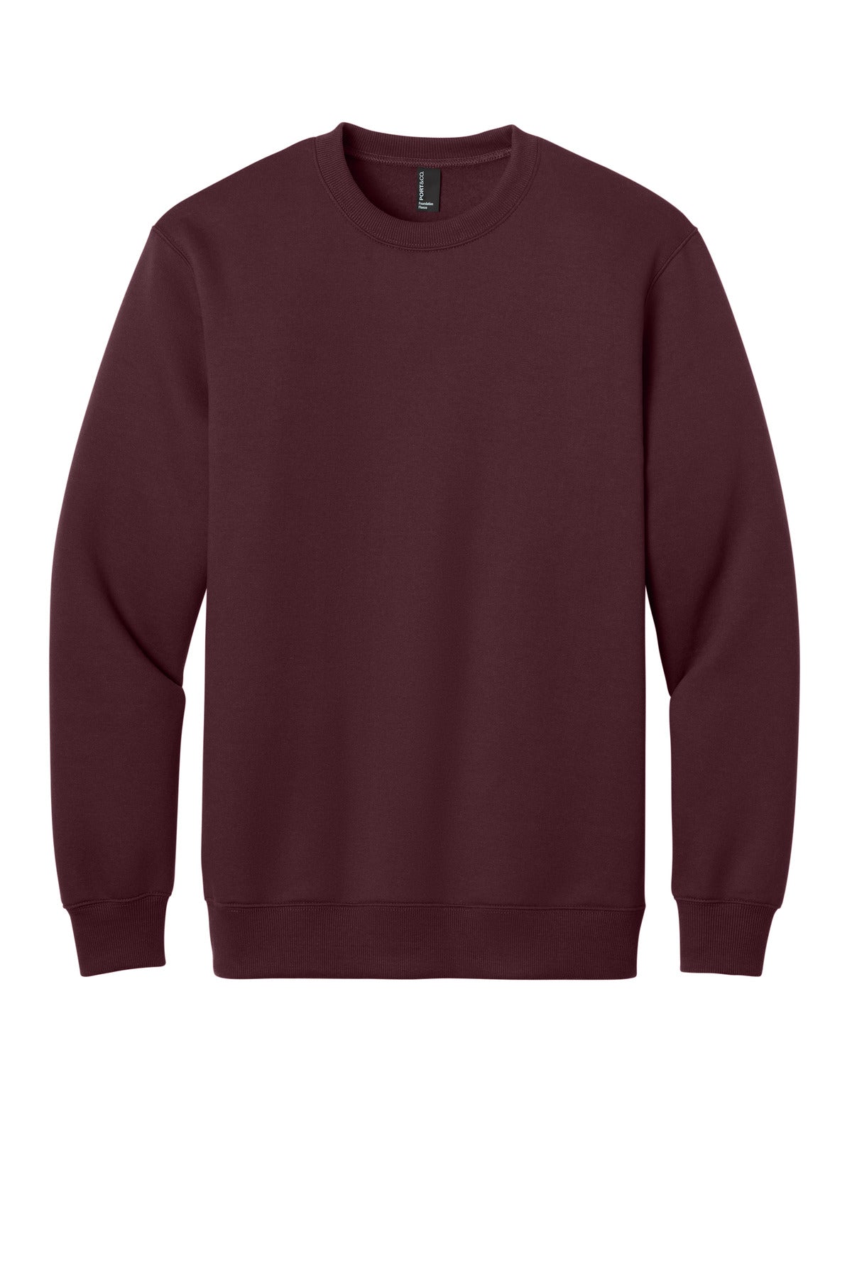 Port & Co ™  Foundation Fleece Pullover Crewneck Sweatshirt PC107