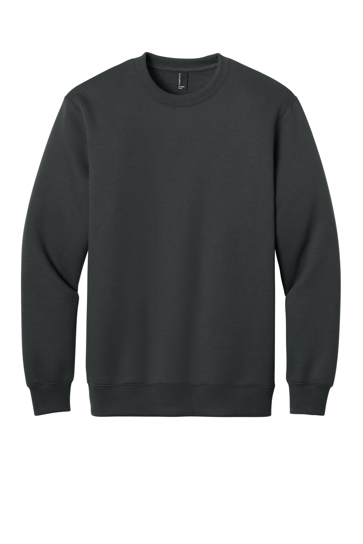 Port & Co ™  Foundation Fleece Pullover Crewneck Sweatshirt PC107