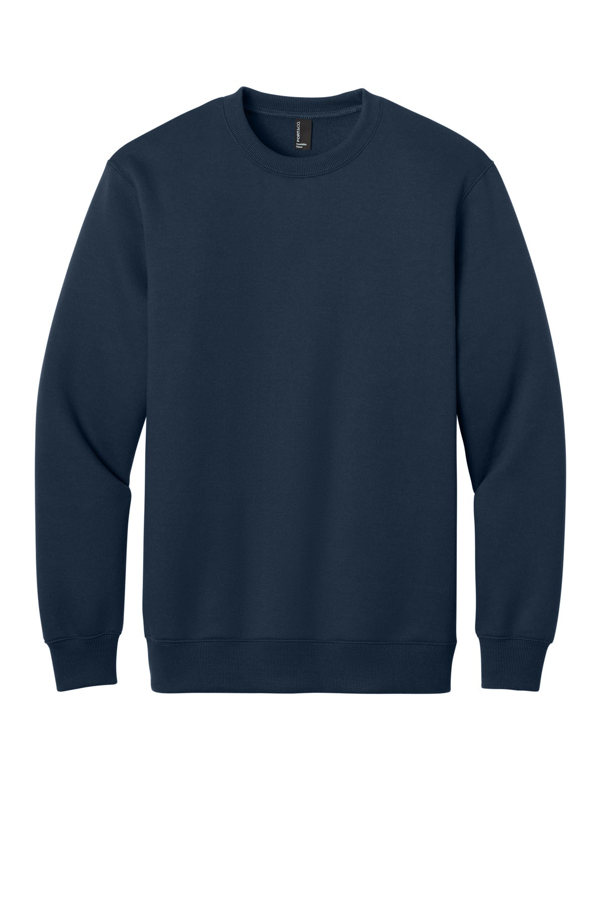 Port & Co ™  Foundation Fleece Pullover Crewneck Sweatshirt PC107