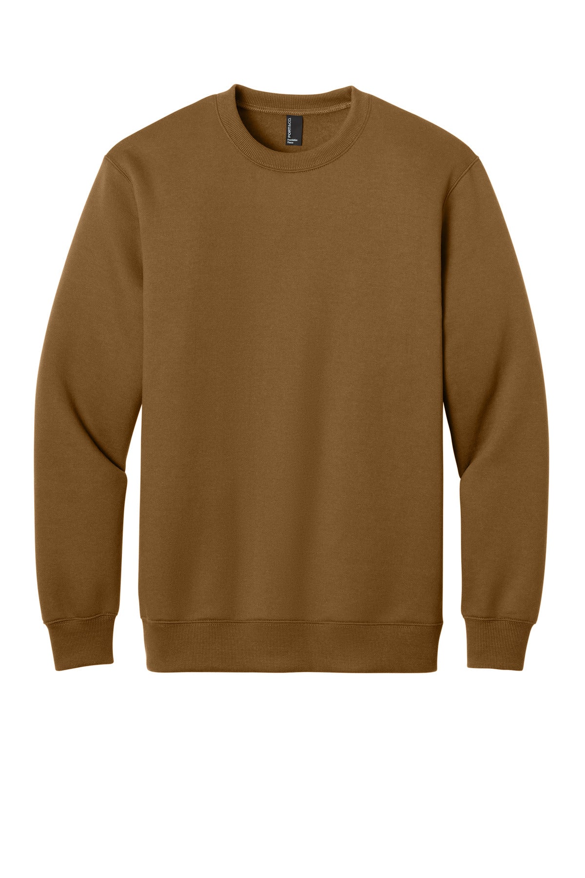 Port & Co ™  Foundation Fleece Pullover Crewneck Sweatshirt PC107