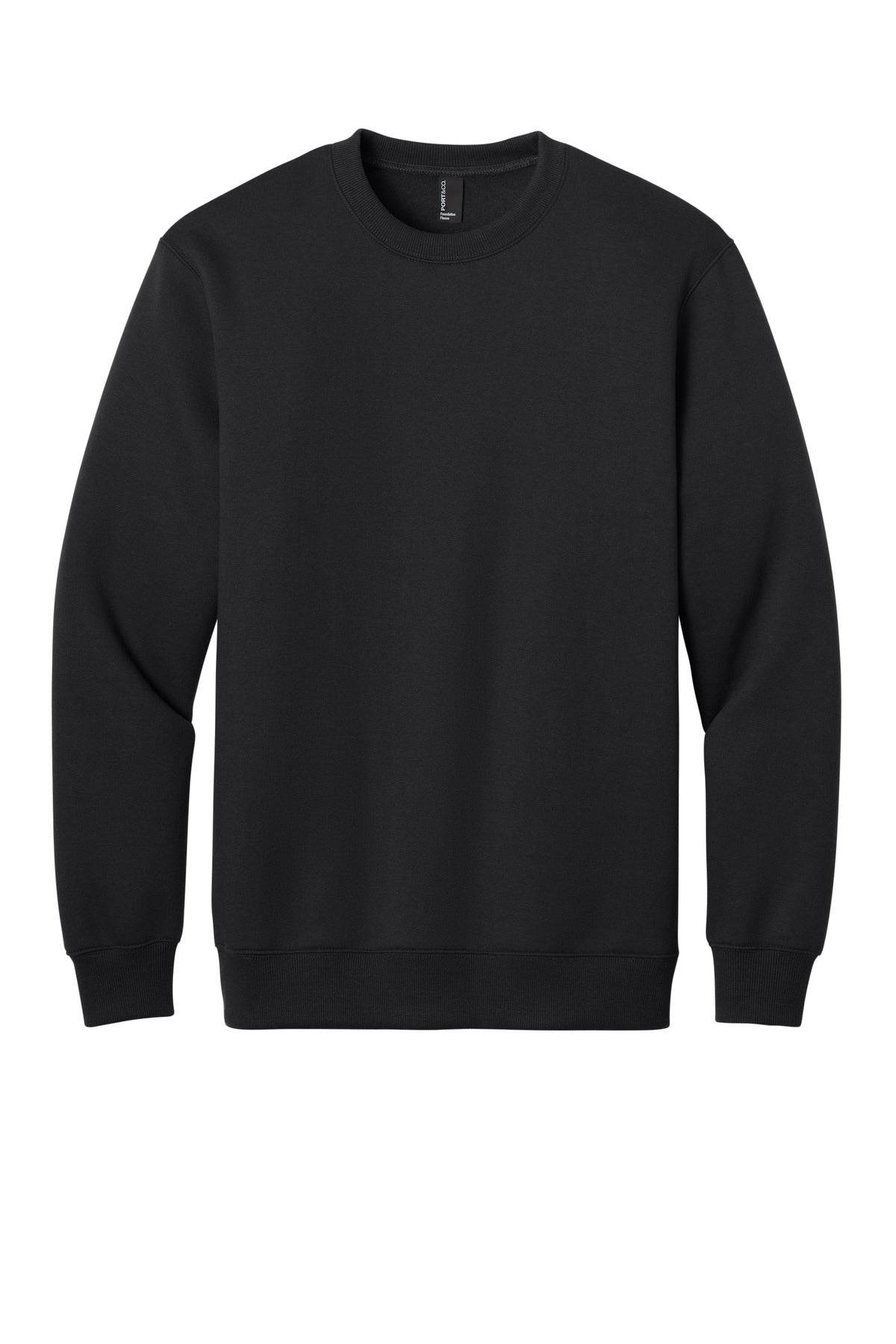 Port & Co ™  Foundation Fleece Pullover Crewneck Sweatshirt PC107