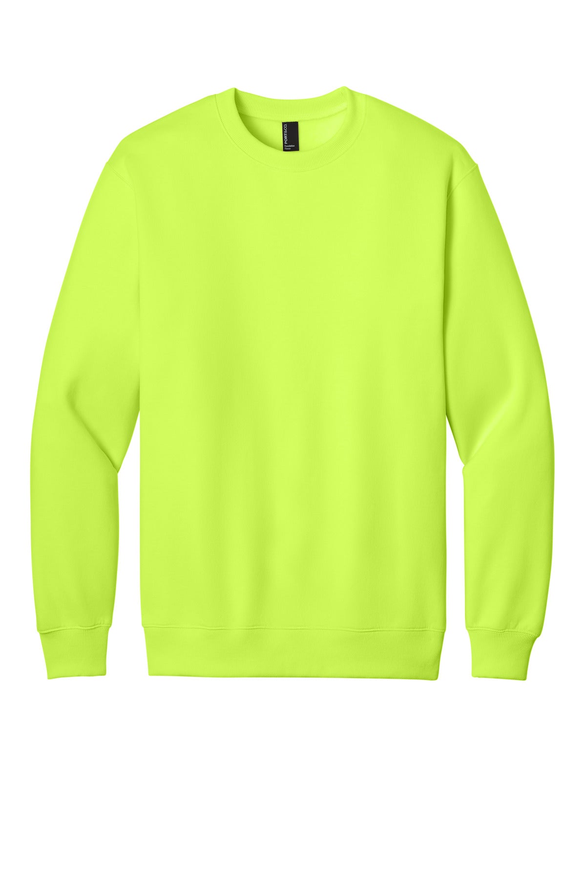 Port & Co ™  Foundation Fleece Pullover Crewneck Sweatshirt PC107