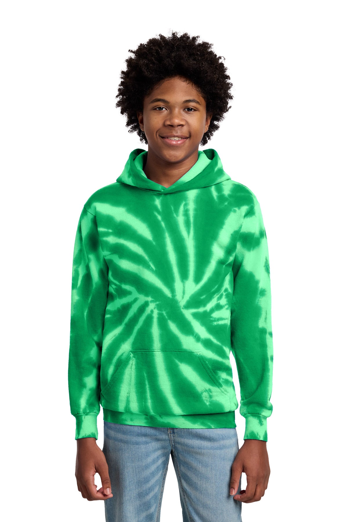 Port & Co ™  Youth Tie-Dye Pullover Hooded Sweatshirt. PC146Y