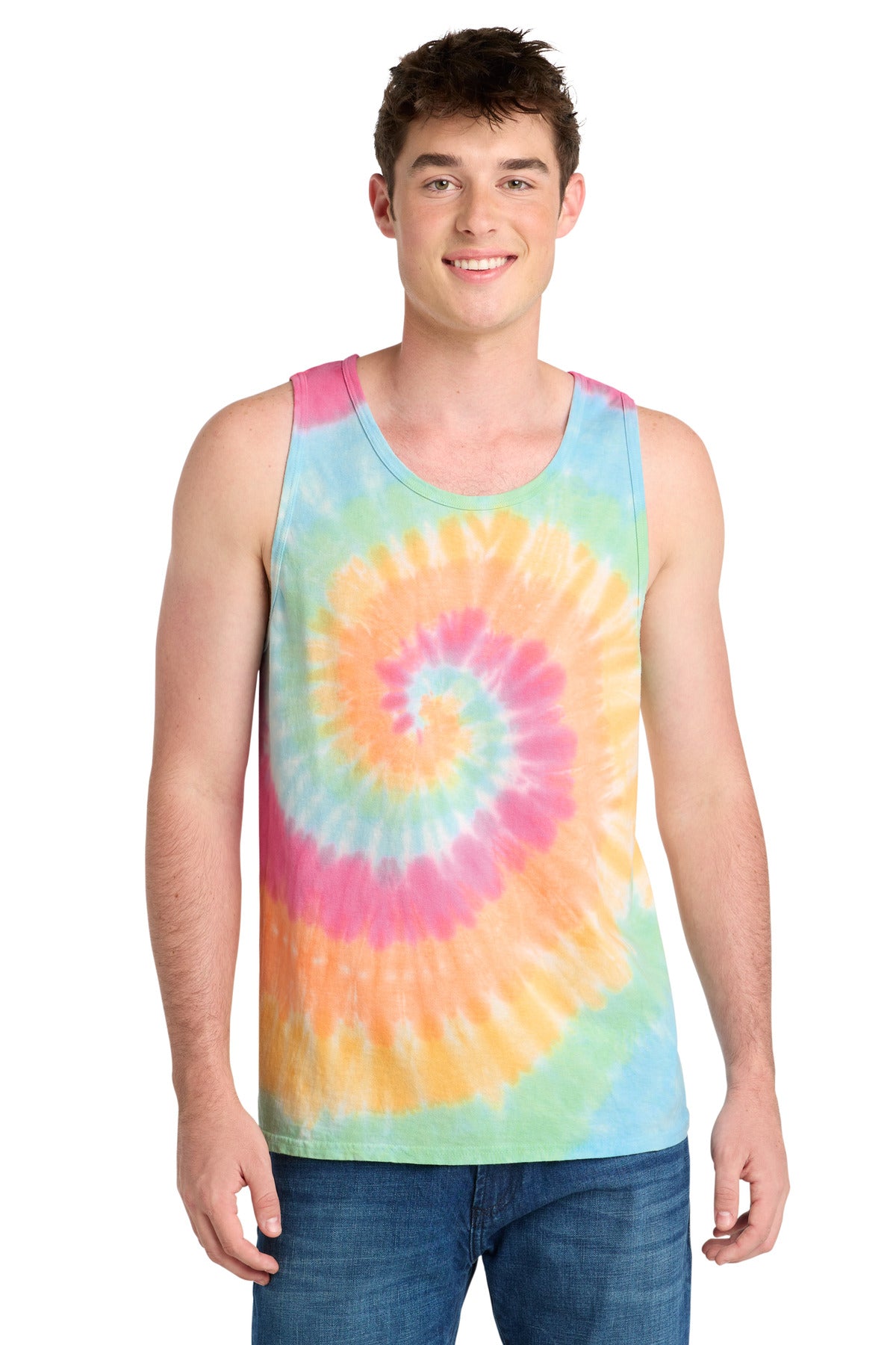 Port & Co ™  Tie-Dye Tank Top.  PC147TT