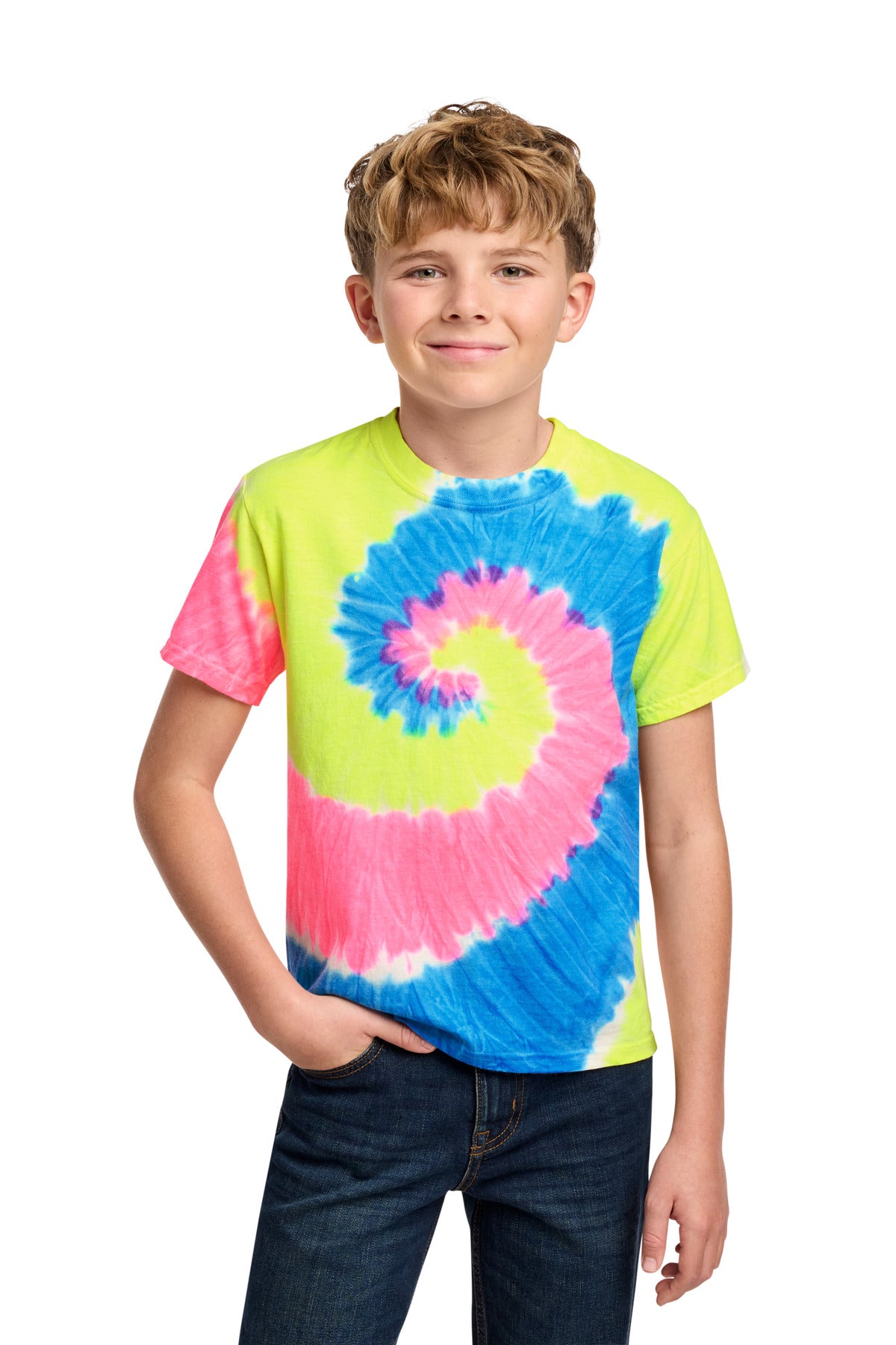 Port & Co ™  Youth Tie-Dye Tee. PC147Y
