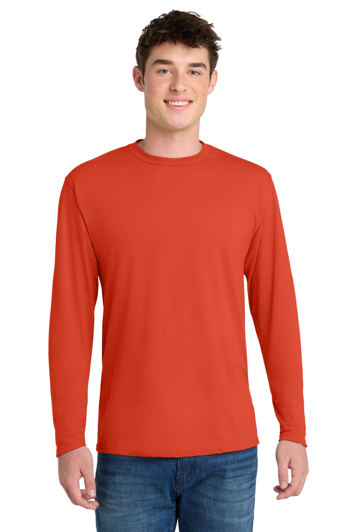 Port & Co ™  Long Sleeve Performance Blend Tee. PC381LS