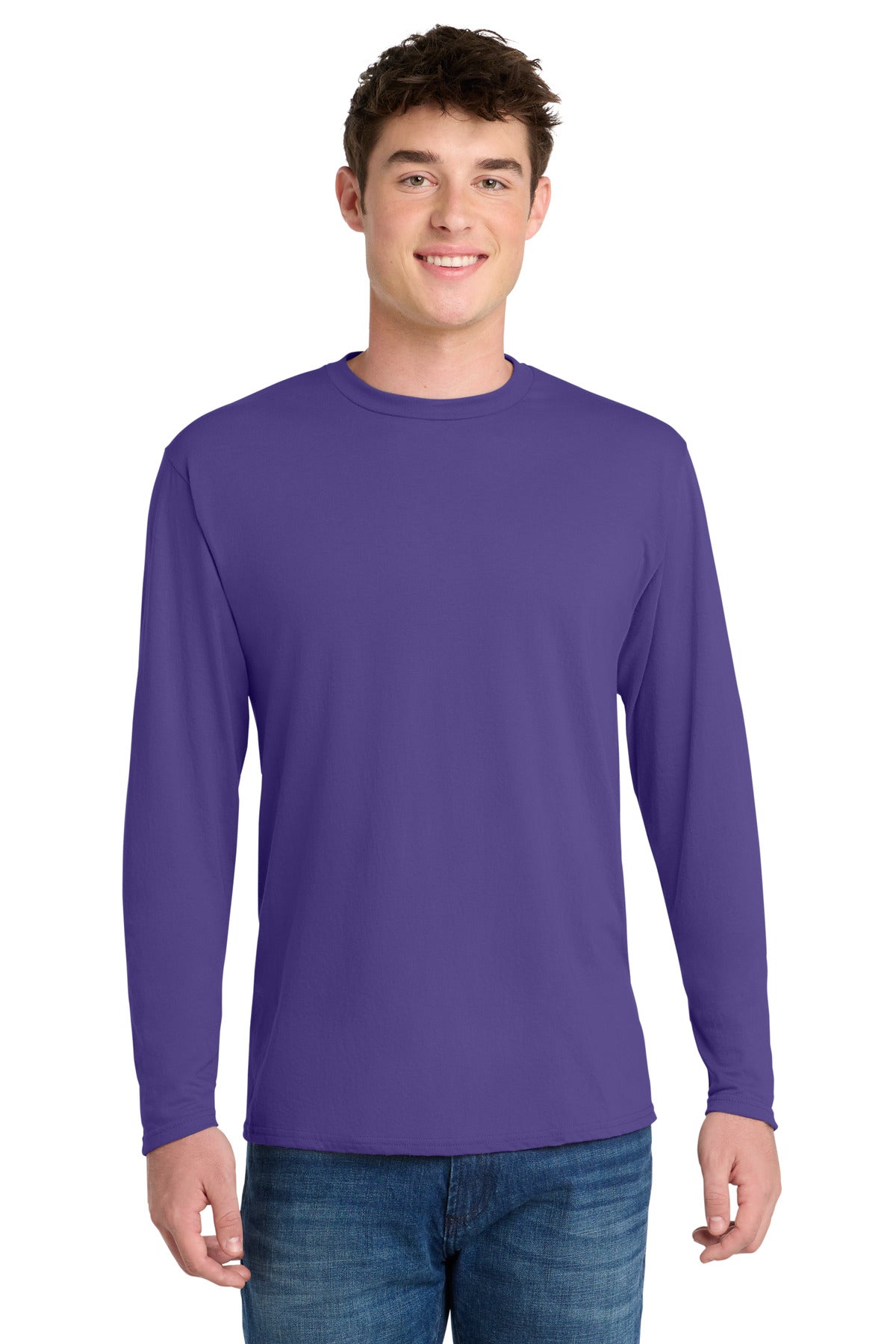 Port & Co ™  Long Sleeve Performance Blend Tee. PC381LS