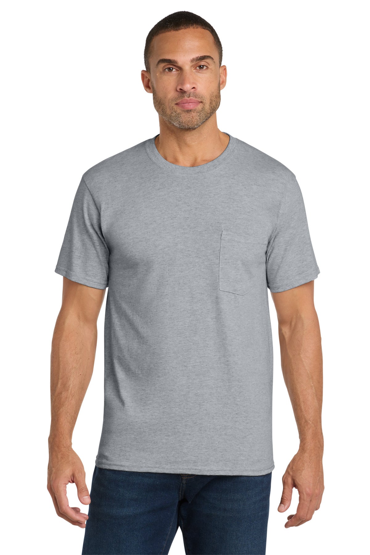 Port & Co ™  Core Cotton Pocket Tee. PC54P