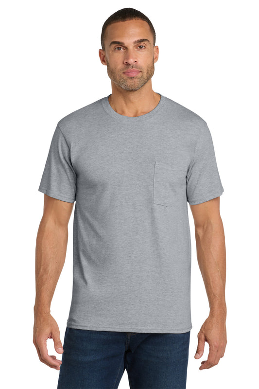 Port & Co ™  Core Cotton Pocket Tee. PC54P