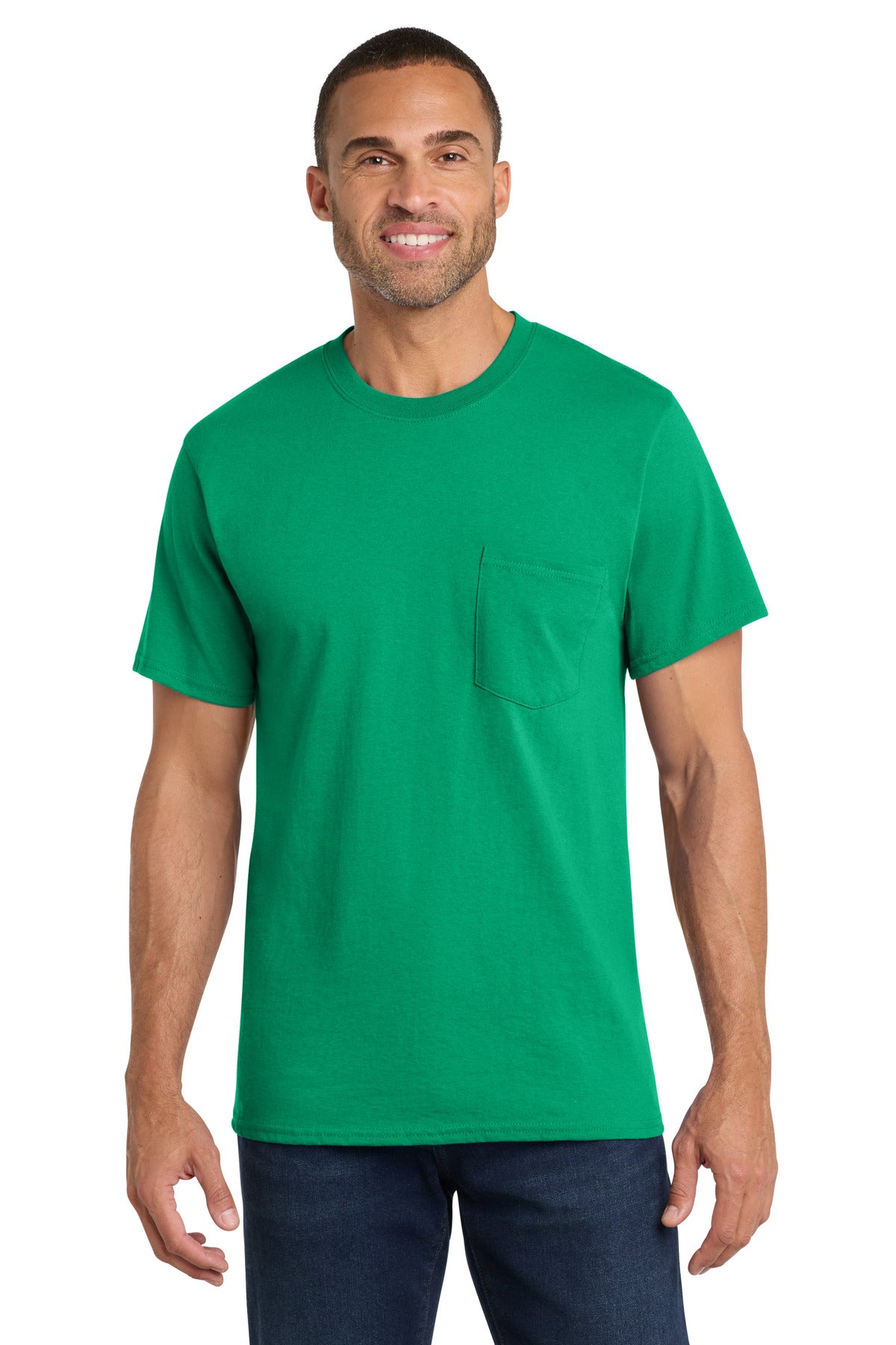 Port & Co ™  Core Cotton Pocket Tee. PC54P