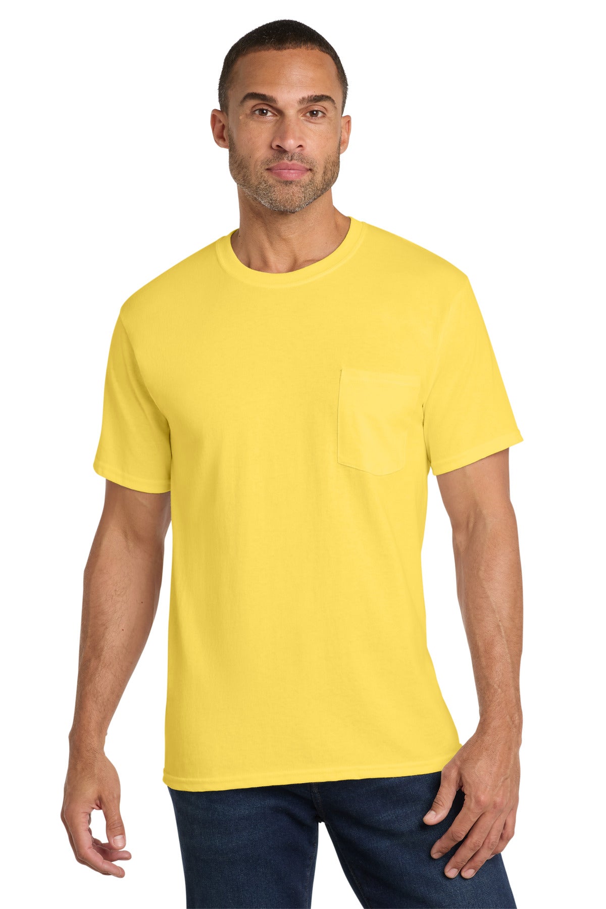 Port & Co ™  Core Cotton Pocket Tee. PC54P