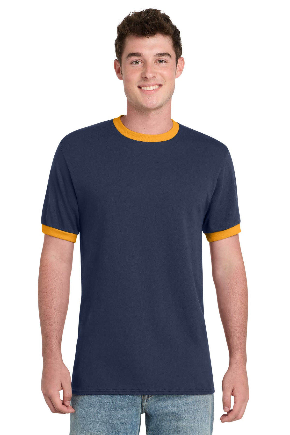 Port & Co ™  Core Cotton Ringer Tee.  PC54R