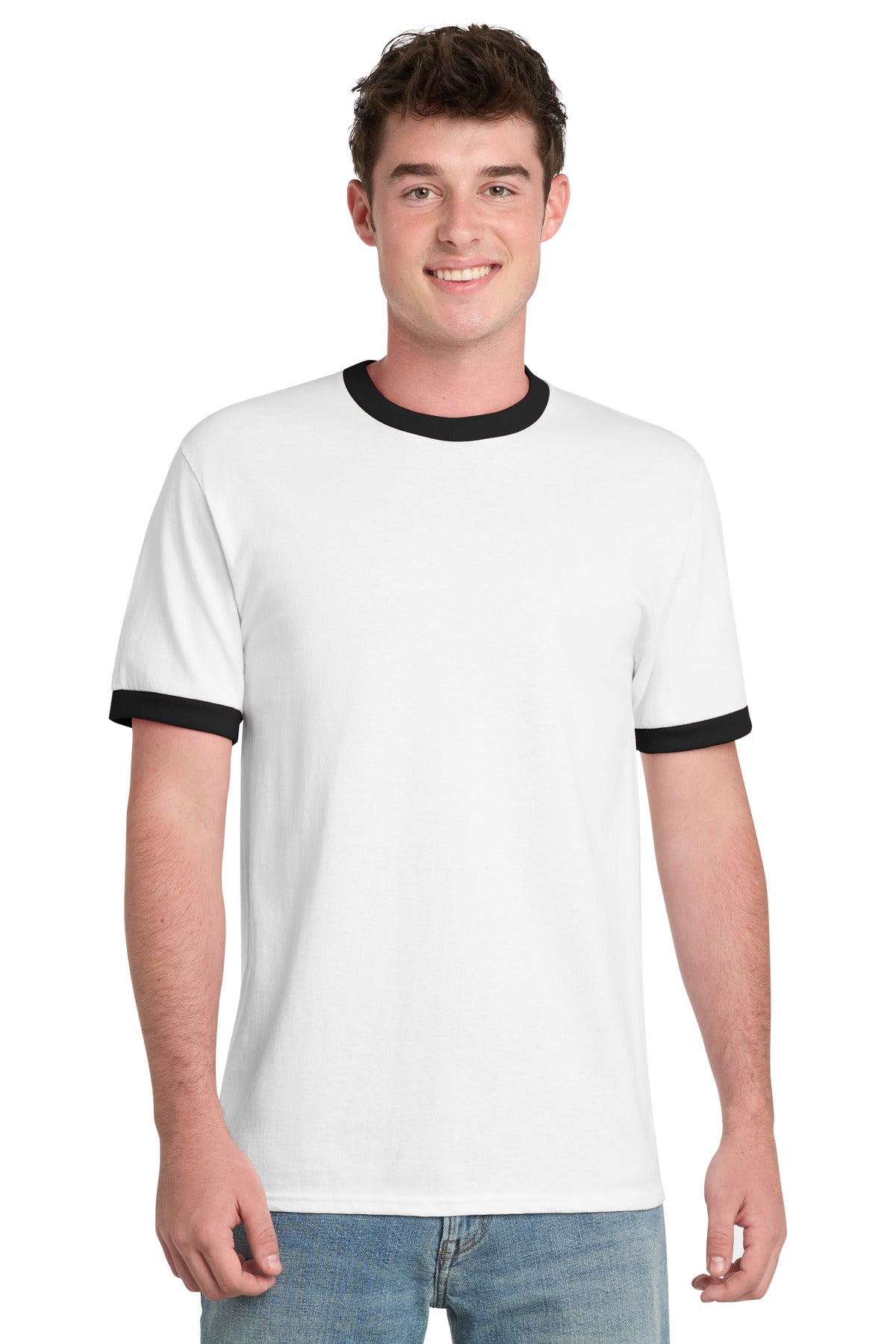 Port & Co ™  Core Cotton Ringer Tee.  PC54R