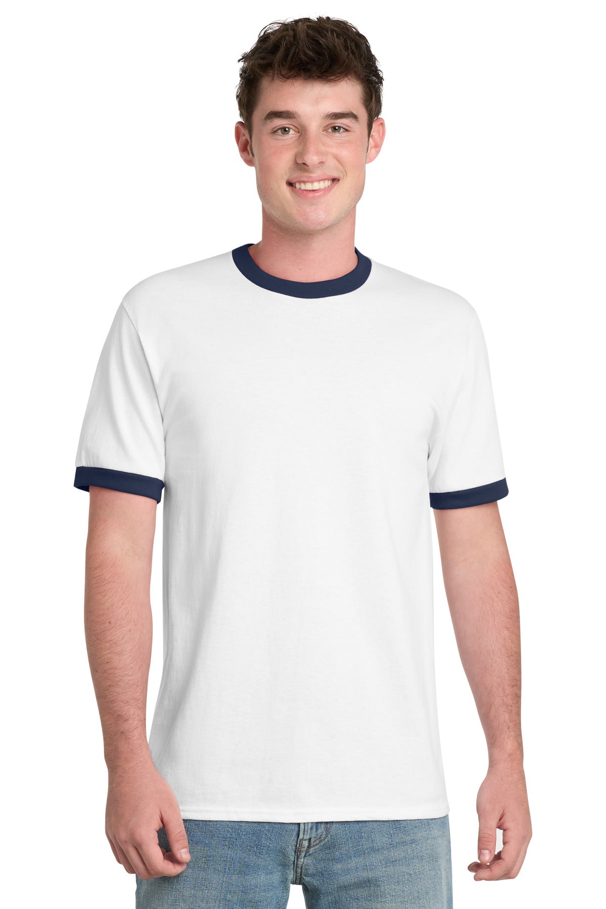 Port & Co ™  Core Cotton Ringer Tee.  PC54R