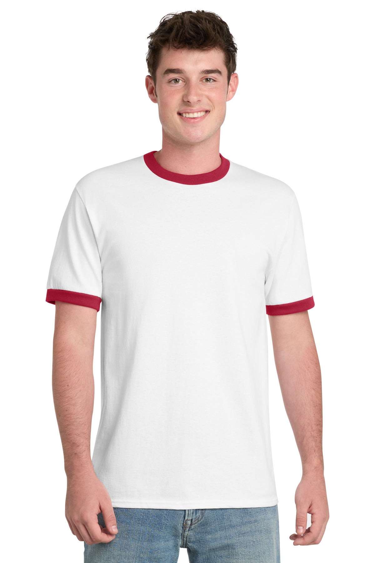 Port & Co ™  Core Cotton Ringer Tee.  PC54R
