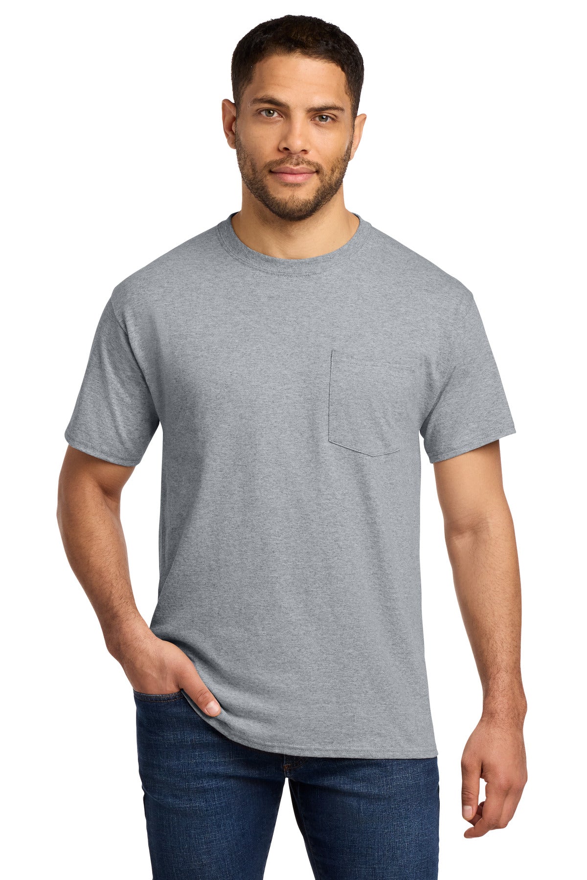 Port & Co ™  Tall Essential Pocket Tee. PC61PT