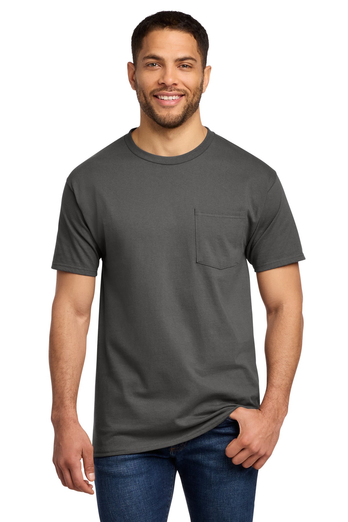 Port & Co ™  Tall Essential Pocket Tee. PC61PT