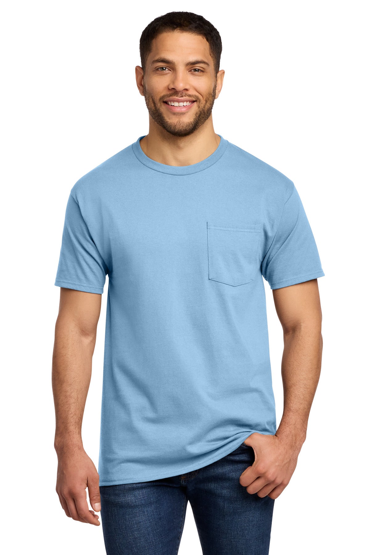 Port & Co ™  Tall Essential Pocket Tee. PC61PT