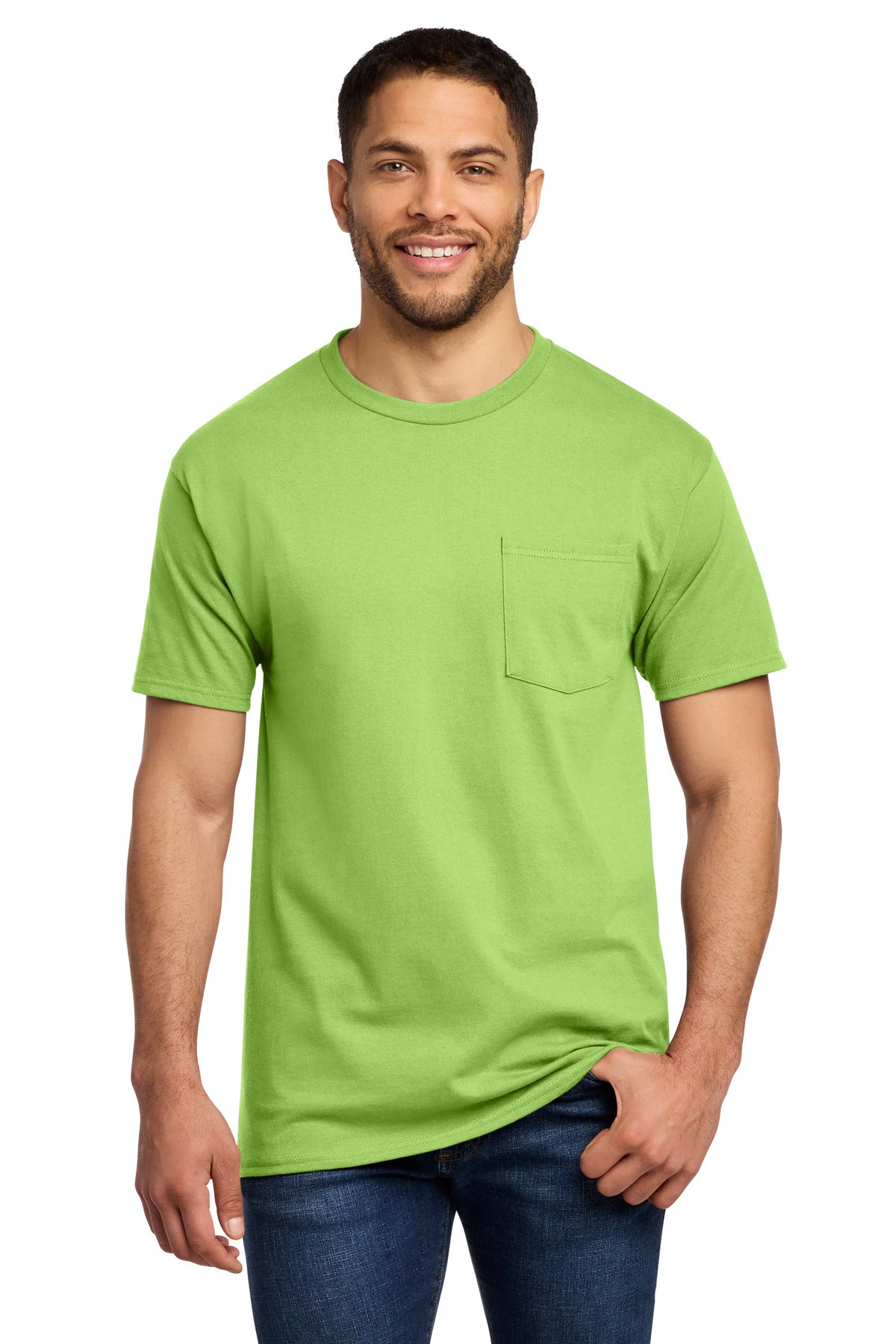 Port & Co ™  Tall Essential Pocket Tee. PC61PT