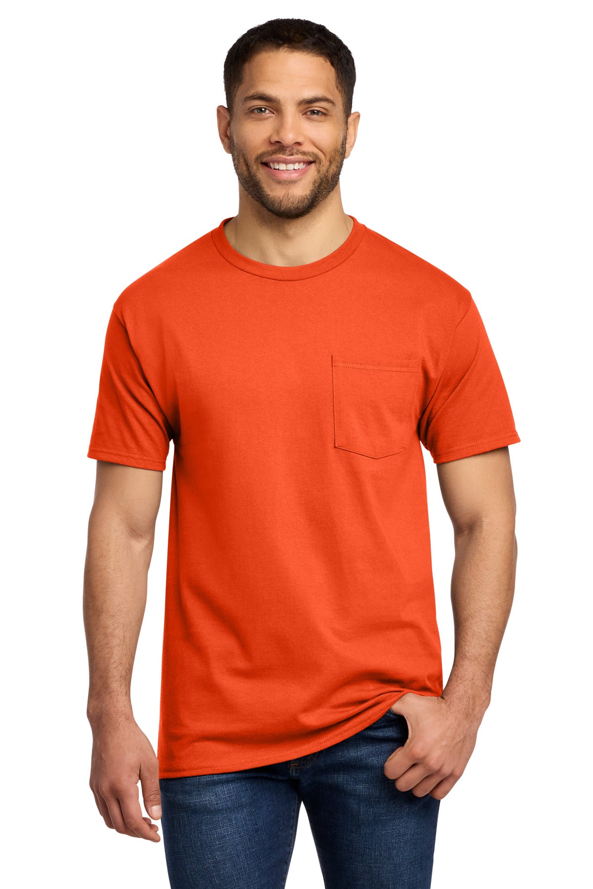 Port & Co ™  Tall Essential Pocket Tee. PC61PT