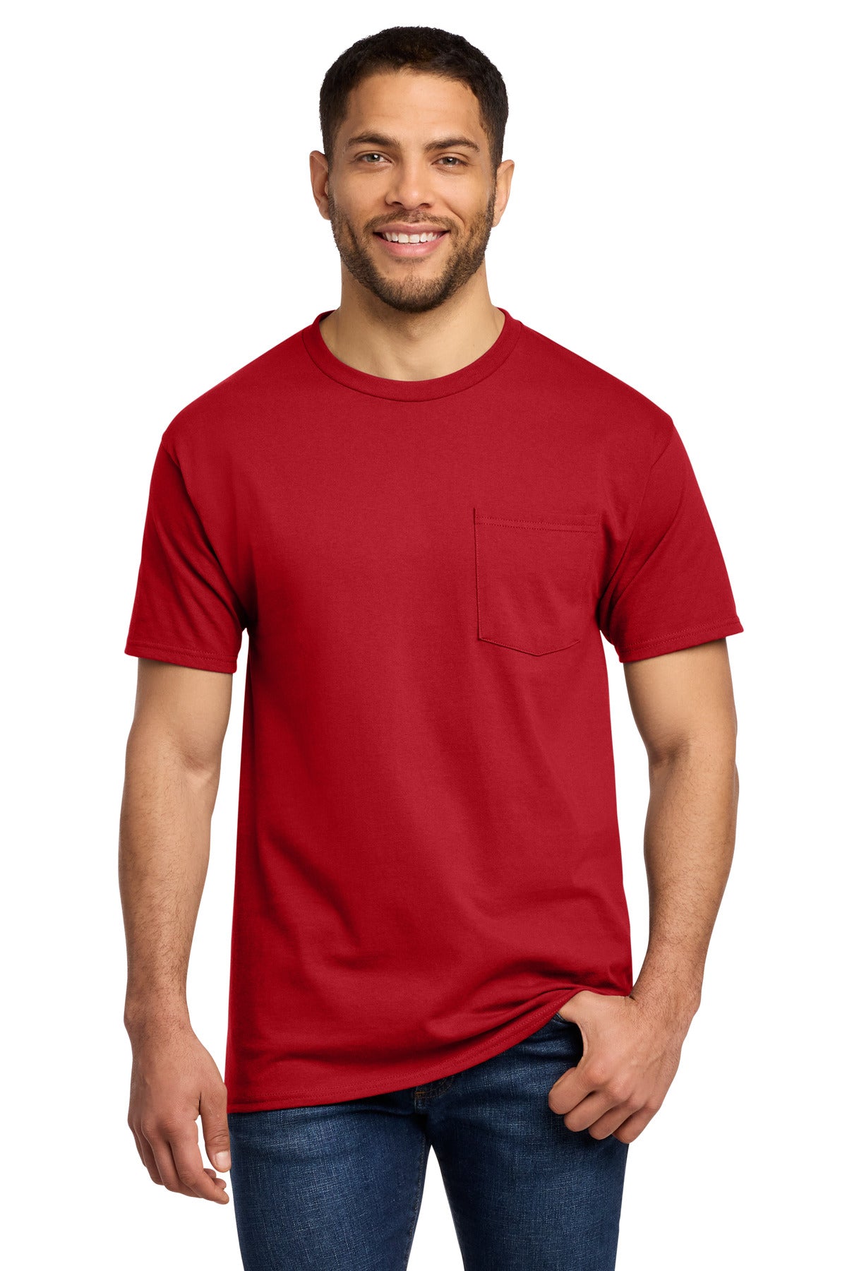 Port & Co ™  Tall Essential Pocket Tee. PC61PT