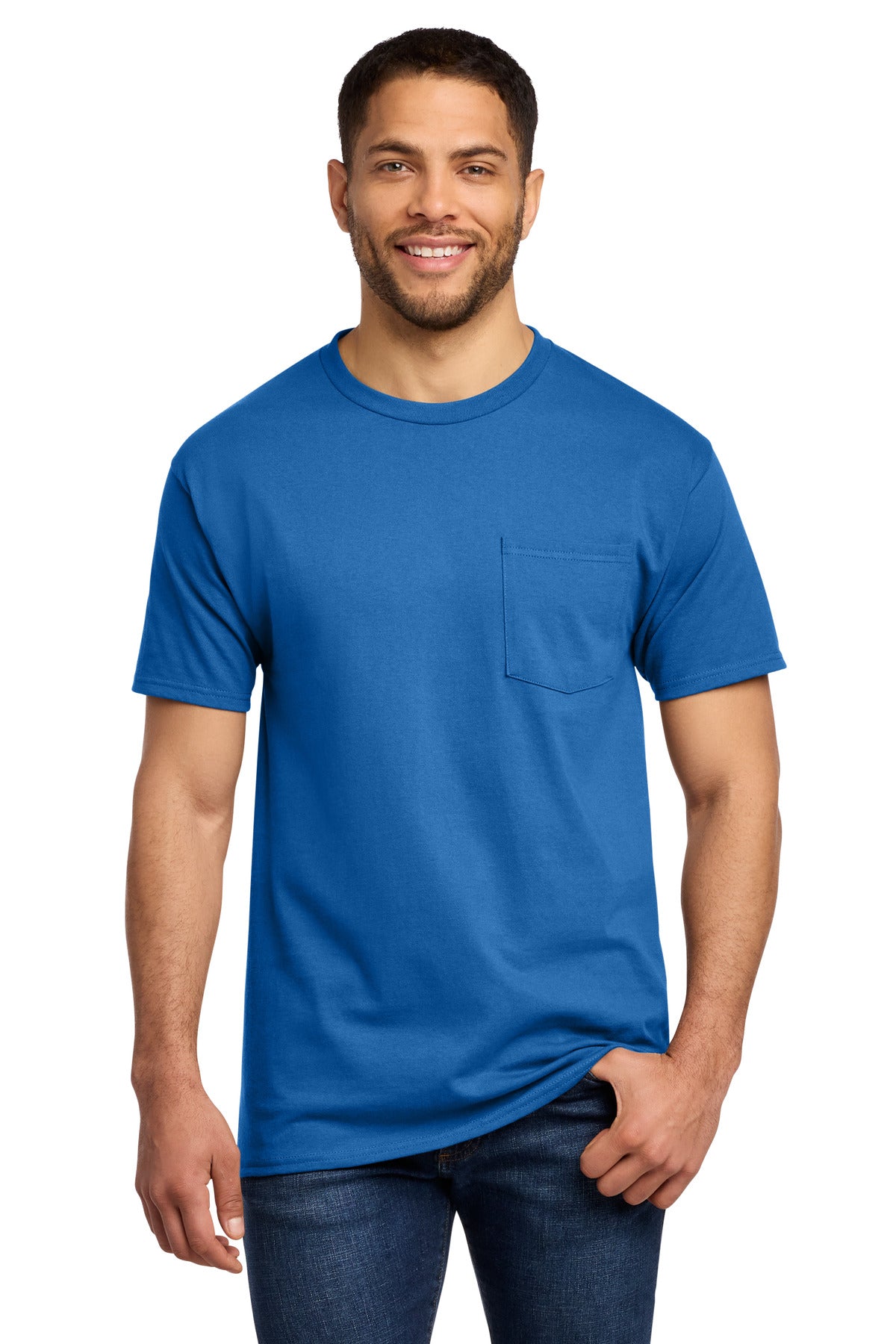 Port & Co ™  Tall Essential Pocket Tee. PC61PT