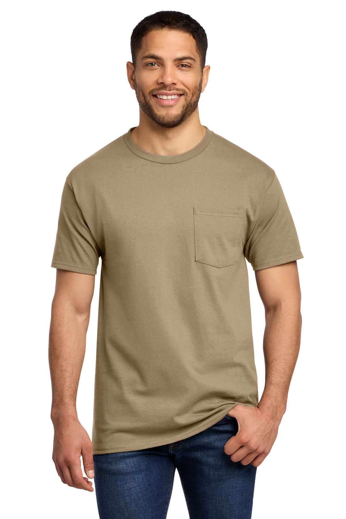 Port & Co ™  Tall Essential Pocket Tee. PC61PT