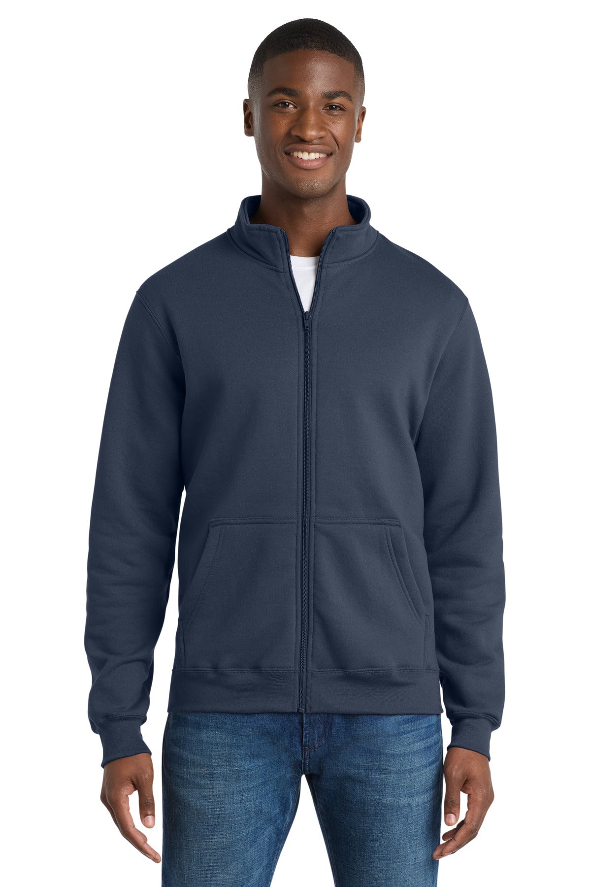 Port & Co ™  Core Fleece Cadet Full-Zip Sweatshirt PC78FZ
