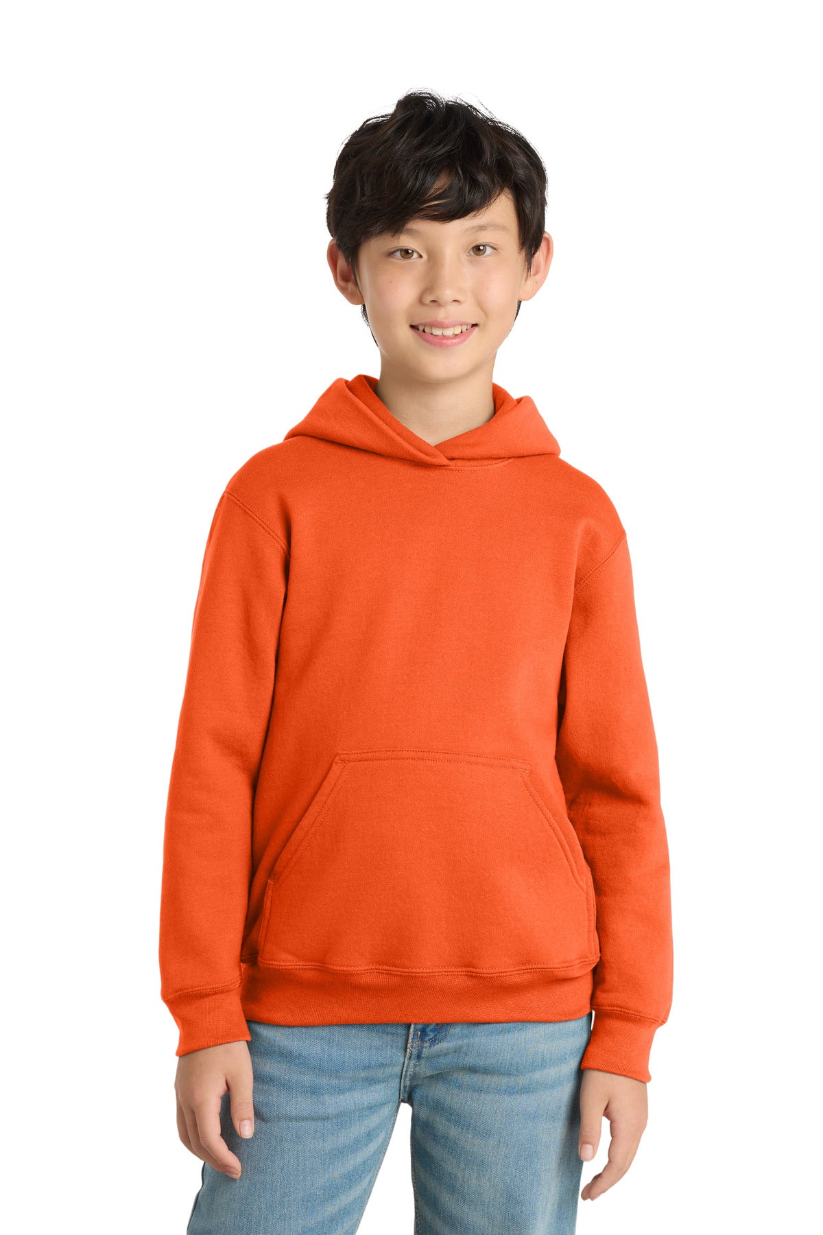 Port & Co ™  Youth Core Fleece Pullover Hooded Sweatshirt PC78YH