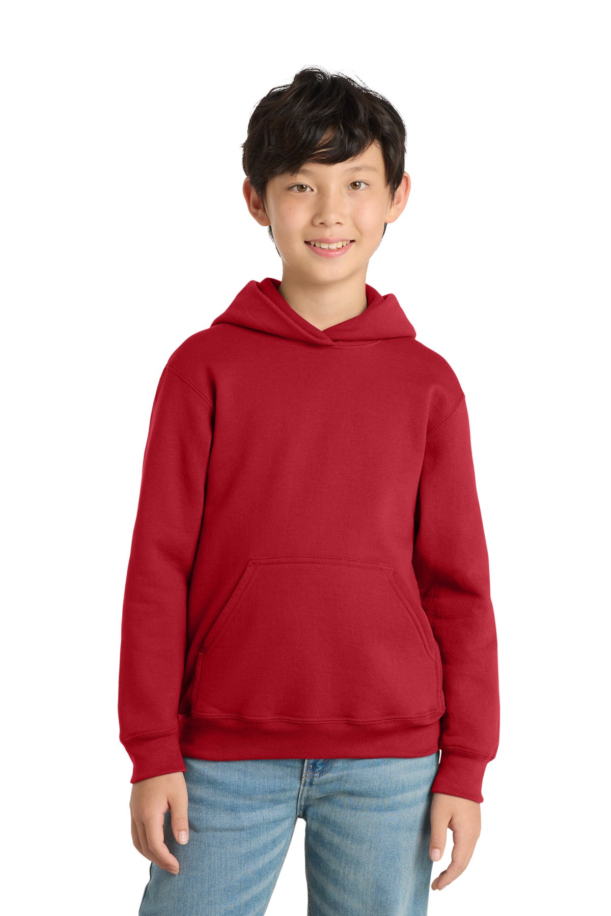 Port & Co ™  Youth Core Fleece Pullover Hooded Sweatshirt PC78YH