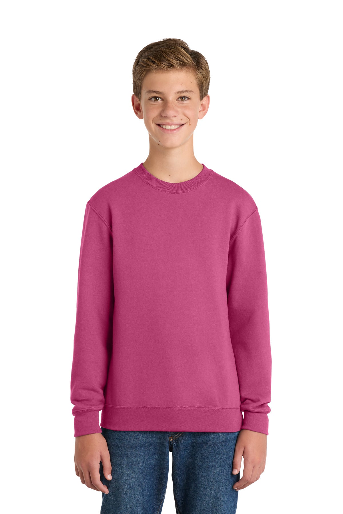 Port & Co ™  Youth Core Fleece Crewneck Sweatshirt PC78Y