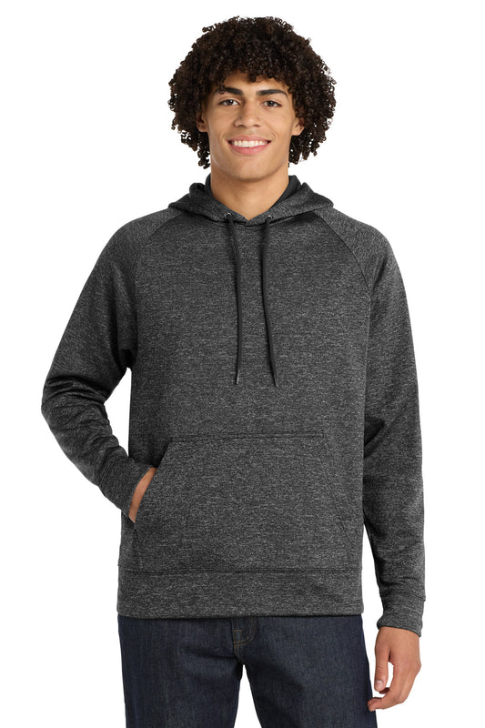 Sport-Tek ®  PosiCharge ®  Electric Heather Fleece Hooded Pullover. ST225