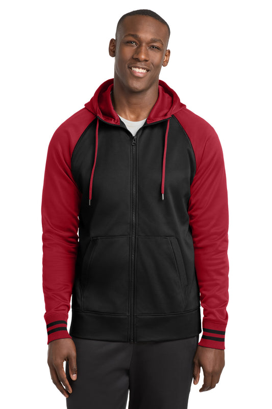 Sport-Tek ®  Sport-Wick ®  Varsity Fleece Full-Zip Hooded Jacket. ST236