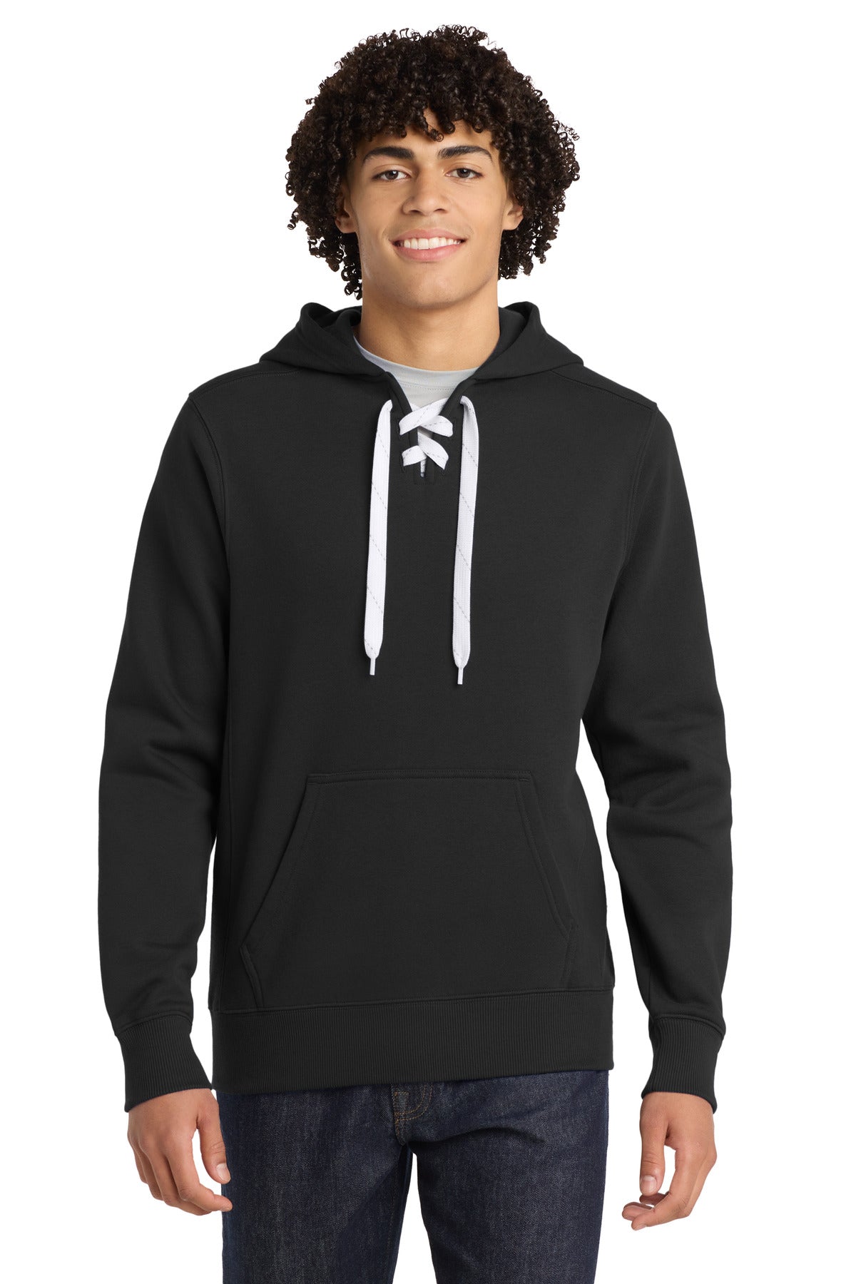 Sport-Tek ®  Lace Up Pullover Hooded Sweatshirt. ST271