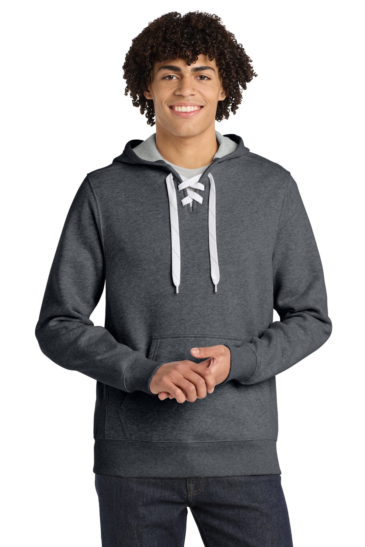 Sport-Tek ®  Lace Up Pullover Hooded Sweatshirt. ST271