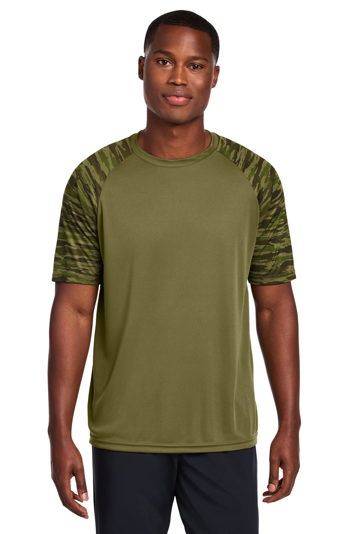 Sport-Tek ®  Drift Camo Colorblock Tee ST376