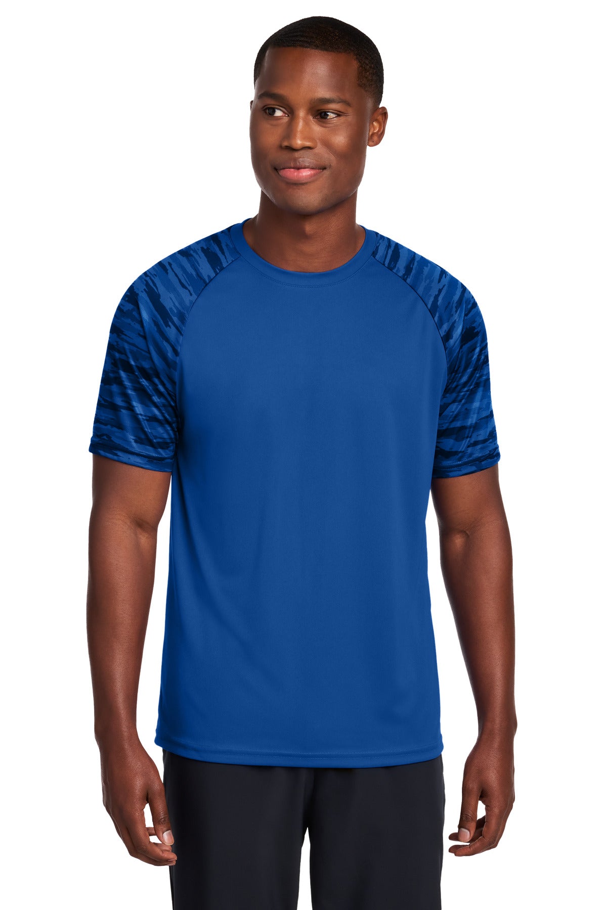 Sport-Tek ®  Drift Camo Colorblock Tee ST376