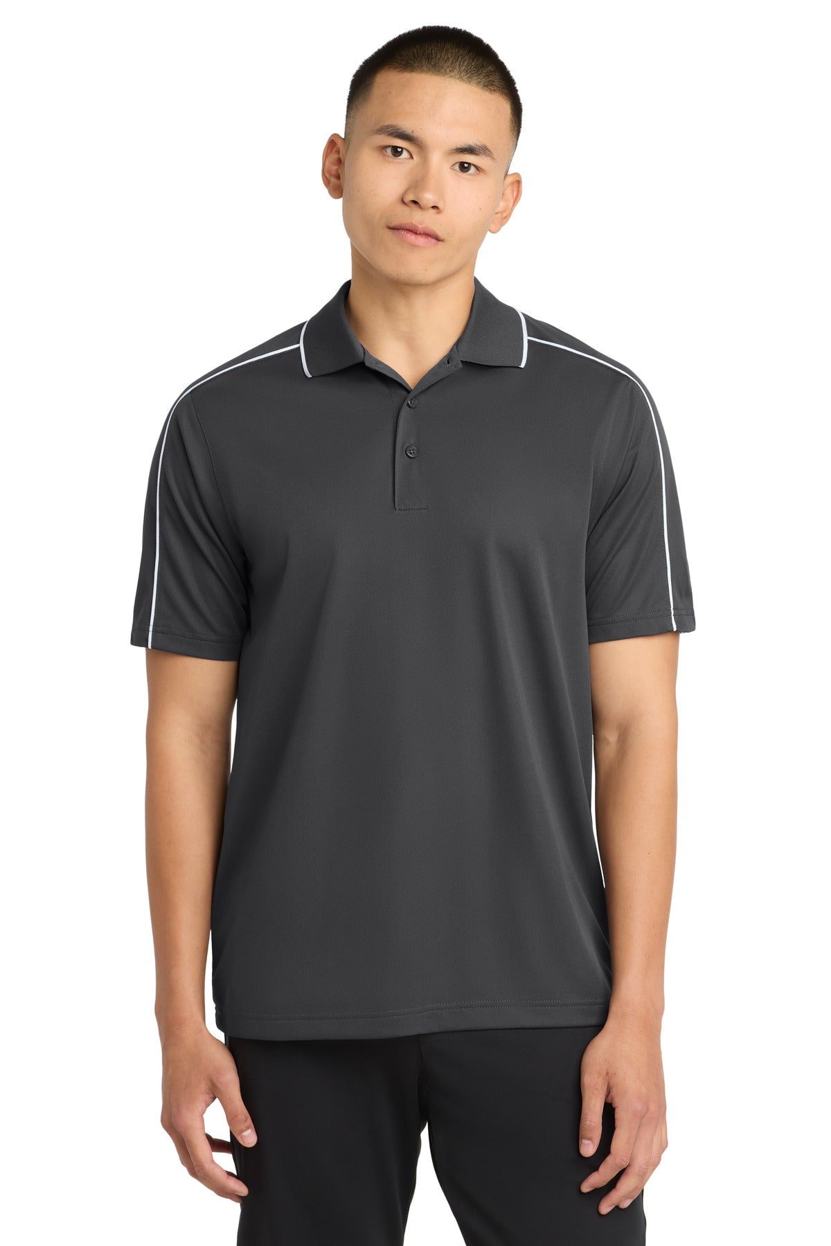 Sport-Tek ®  Micropique Sport-Wick ®  Piped Polo. ST653