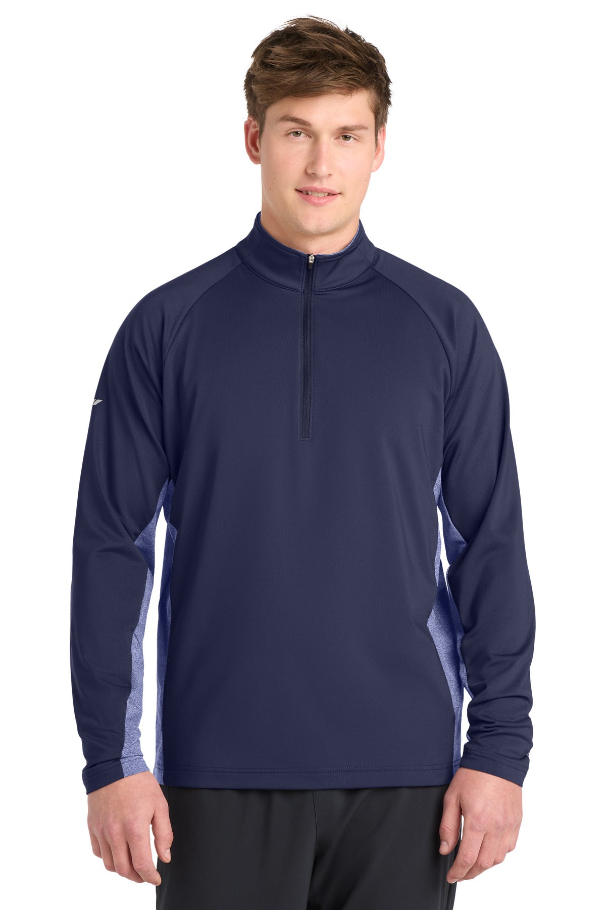 Sport-Tek ®  Sport-Wick ®  Stretch Contrast 1/4-Zip Pullover. ST854