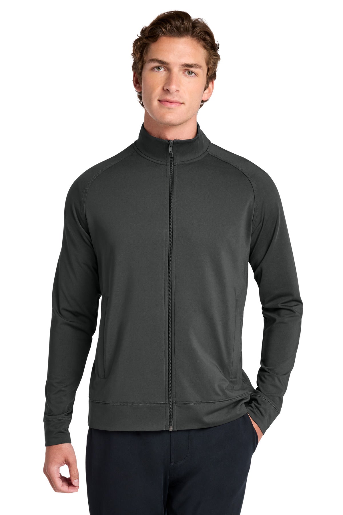 Sport-Tek ®  Sport-Wick ®  Stretch Full-Zip Cadet Jacket ST857